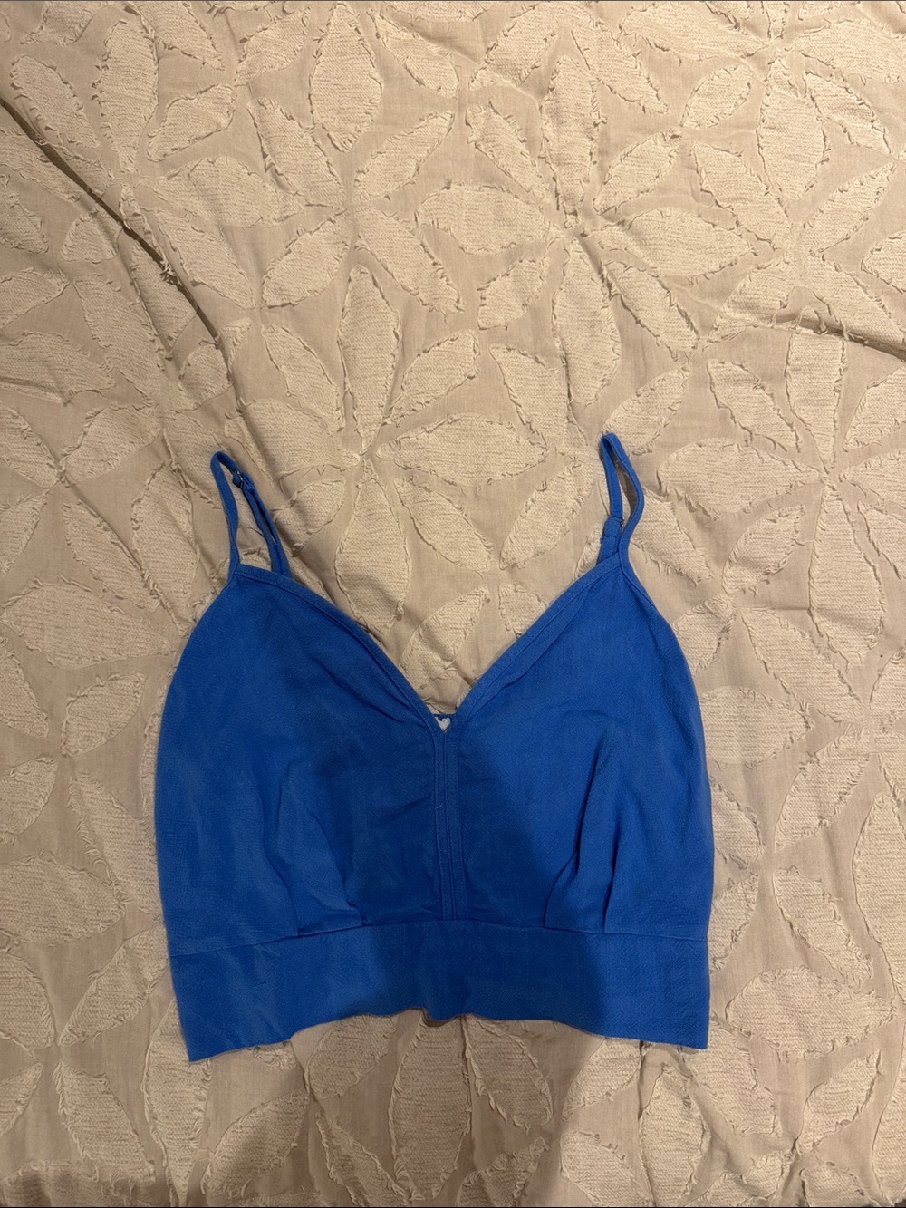 Sienna Sky Women's Blue Crop Top Bralette
